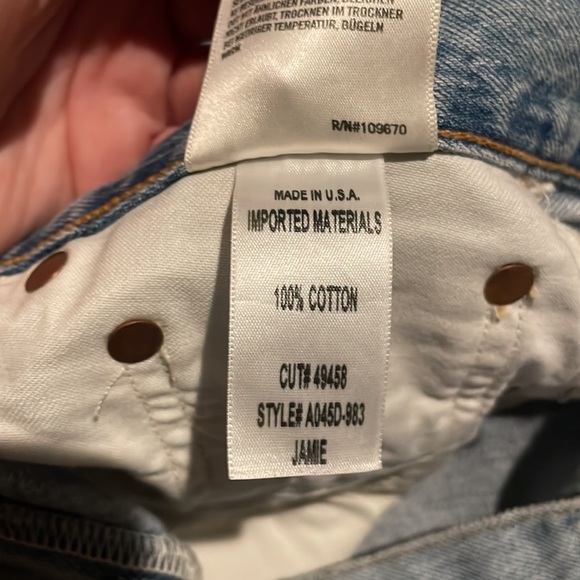 Agolde jamie high rise classic in shakedown - Picture 10 of 11